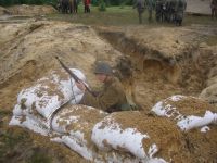 Na polu bitwy w Tomaszowie Lubelskim.