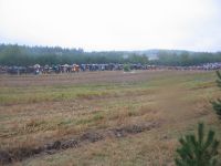 Pole bitwy w Krasnobrodzie - mimo fatalnej pogody publiczność dopisała.