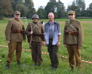 Z Panem Romanem Stobieckim - wnukiem płk. Tadeusza Semika - dowódcy 151 kompanii fortecznej 